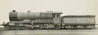 NBR-Klasse H, Lokomotive Nr. 868 Aberdonian im Ablieferungszustand 1906