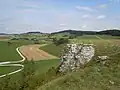 Blick auf Hohengenkingen von Süden