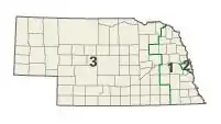 Nebraska: Kongress-Wahlkreise