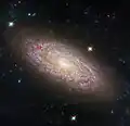 Detaillierte Aufnahme des zentralen Bereichs durch das Hubble-Weltraumteleskop