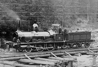 NHJ A zwischen Bøn und Eidsvoll, etwa 1860