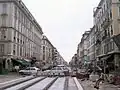 Blick gegen Süden, während der Bauarbeiten.