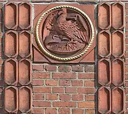 Relief an der Anscharkirche in Neumünster