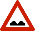 Unebene Fahrbahn