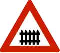 Bahnübergang mit Schranken