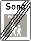 Ende Fußgängerzone