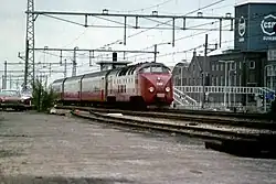 SBB RAm TEE / NS DE IV in TEE-Farben als TEE Edelweiss, 1973