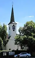 Kirche in Oberensingen (Turm 1624 erbaut von Heinrich Schickhardt)