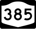 Dreistellige State Route Nummerntafel (New York)