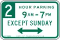 Parken mit zeitlichen Einschränkungen (New York City)