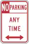 Nicht parken – zu jeder Zeit (Bundesstaat New York)