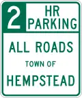 2 Stunden Parken auf allen Straßen (Hempstead, Bundesstaat New York)