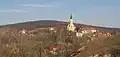 Blick auf Nadap mit der röm.-kath. Kirche