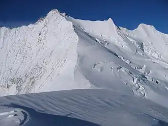 Nadelhorn, Stecknadelhorn und Hohberghorn (Nadelgrat) vom Ulrichshorn aus gesehen