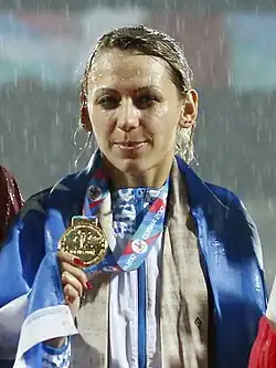Nadiya Dusanova Geteilter Rang zwölf mit 1,85&nbsp;m