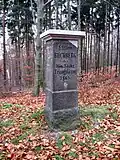Nagelsche Säule auf dem Buchberg bei Laußnitz, nach Restaurierung am 24.&nbsp;November&nbsp;2012 eingeweiht (Lage: 51°&nbsp;14′&nbsp;6″&nbsp;N, 13°&nbsp;50′&nbsp;10″&nbsp;O51.23513.836111255)