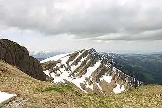 Blick vom Rindalphorn zum Hochhäderich