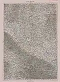 Südlicher Verlauf des Prinzipal-Kanals, Ende des 19. Jh. (Aufnahmeblatt der Landesaufnahme)