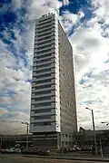 Turm der Semmelweis-Universität – Nagyvárad téri Theoretisches Gebäude