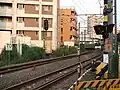Zwischen den Bahnhöfen Musashi-Mizonokuchi und Tsudayama