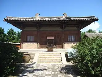 Die Große Buddha-Halle des Nanchan-Tempels