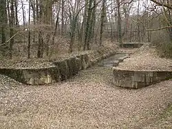 Nicht fertiggestellte Schleuse Louisenburg 1&nbsp;km südlich von Herongen[7]