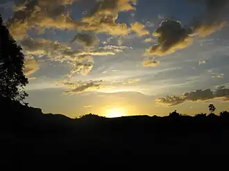 Sonnenuntergang bei Posse (2016)