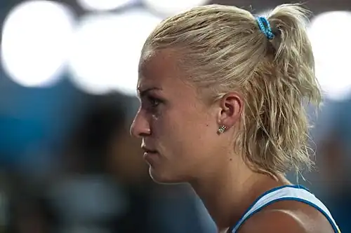 Natalija Dobrynska Rang neun mit 6,38&nbsp;m