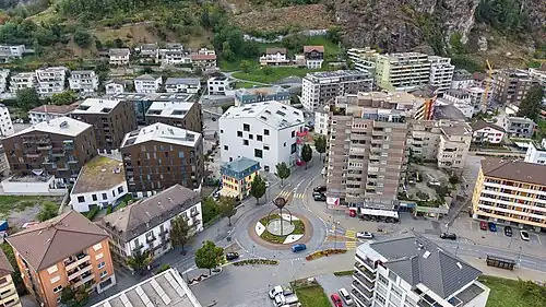 Heutiges Zentrum Naters