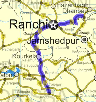 Verlauf der NH23