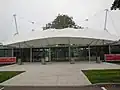Eingang zum National Tennis Center der Lawn Tennis Association 2007