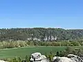 Aussicht nach Osten auf den Brand