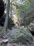 Aufstieg über das Heringsloch vom Kleinen Zschand