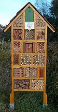 Insektenhotel im Otterbiotop