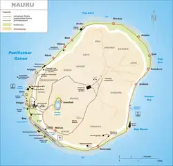 Straßenring um Nauru