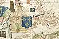 Renaissance-Karte von Europa – Details