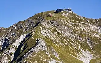 Blick vom Zeigersattel auf das Nebelhorn