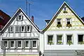 Giebel der Häuser Marktstraße 21 + 23