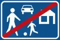 G6: Ende eines verkehrsberuhigten Bereichs