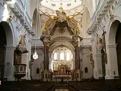 Inneres der barocken Kirche Saint-Bruno des Chartreux