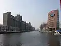 Wohnbebauung Neherkade, Laakhaven Den Haag (links)