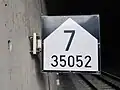 Neigungszeiger am Südportal des Gotthard-Basistunnels