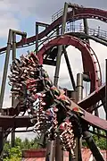 Zug im Corkscrew