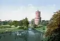 Kronenburgerpark mit dem Kruittoren (Pulverturm) etwa 1900