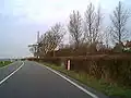 Die N59 bei Moriaanshoofd, Zeeland
