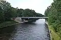 Neue Fahlenbergbrücke 2023, Ansicht aus südlicher Richtung