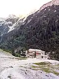 Zwei Tage nach Eröffnung der neuen Höllental­angerhütte 2015