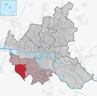 Lage in Hamburg