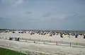 Künstlich angelegter Badestrand