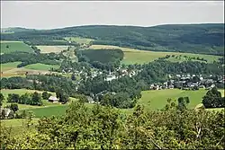 Blick nach Norden auf Neuhausen